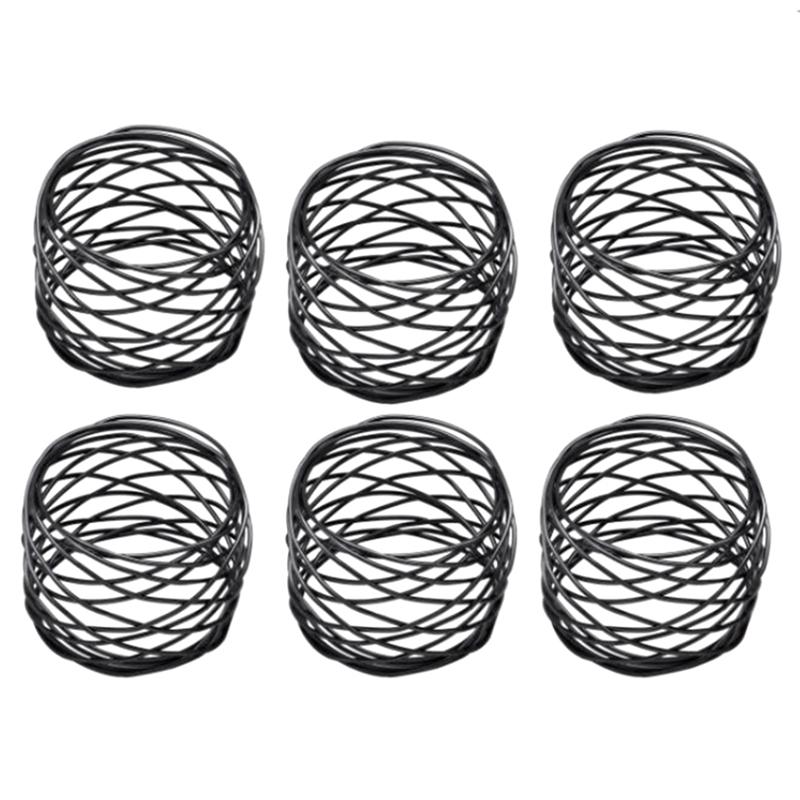Decorations Black Napkin Rings Set of 6 Metal Mesh for Weddings Dinner Parties or Every Day Use
Decorations Black Napkin Rings Set of 6 Metal Mesh for Weddings Dinner Parties or Every Day Use