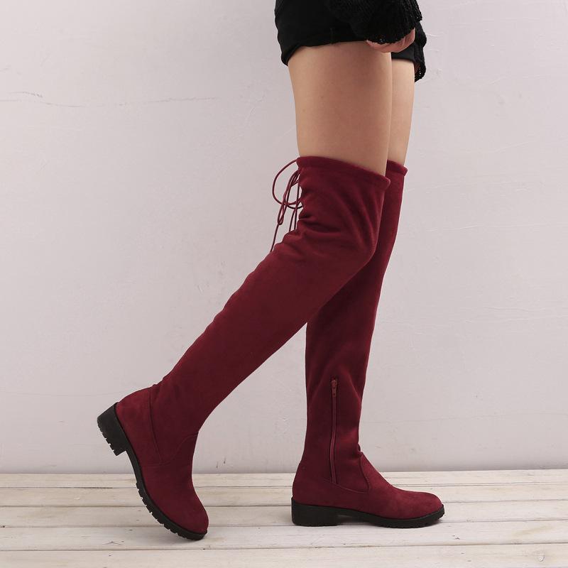 2020 Women Boots Fashion Winter Over The Knee Heels Quality Suede Long Comfort Square Botines Mujer Thigh High Boots Women, Black
2020 Women Boots Fashion Winter Over The Knee Heels Quality Suede Long Comfort Square Botines Mujer Thigh High Boots Women, Black