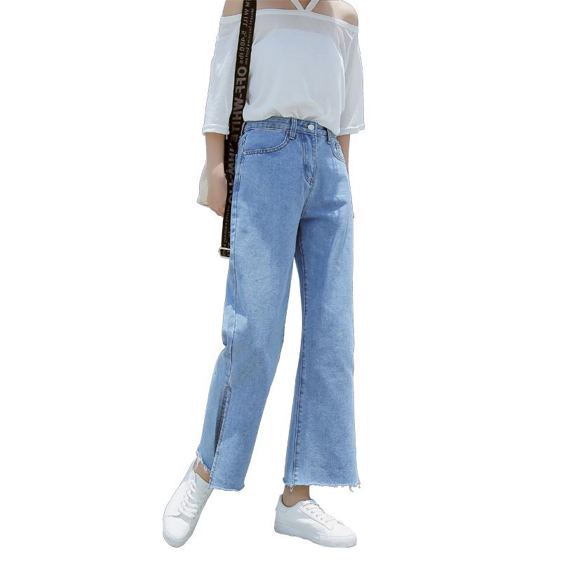 Vintage Split Loose Boyfriend Jeans For Women High Waist Cropped Wide Leg Jeans Boot Cut Ankle Denim Pants Women, Light blue
Vintage Split Loose Boyfriend Jeans For Women High Waist Cropped Wide Leg Jeans Boot Cut Ankle Denim Pants Women, Light blue