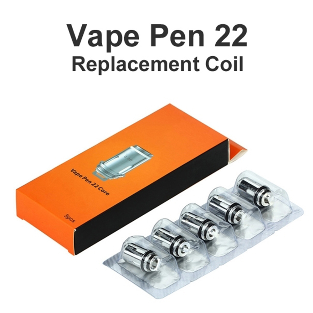 Vape Pen 22 Coil with 0.15ohm mesh 0.3ohm Replacement Coil Head Core for E Cigarette Vape Pen 22 kit
Vape Pen 22 Coil with 0.15ohm mesh 0.3ohm Replacement Coil Head Core for E Cigarette Vape Pen 22 kit