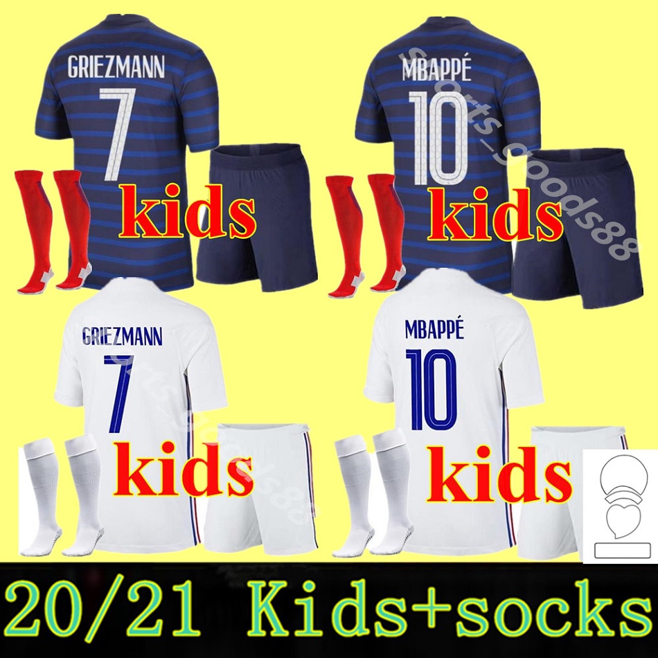 MAILLOTS de football France 2020 2021 soccer jersey MBAPPE GRIEZMANN equipe de france 20 19 KANTE POGBA enfant kids KIT Uniforms socks, Colour 4
MAILLOTS de football France 2020 2021 soccer jersey MBAPPE GRIEZMANN equipe de france 20 19 KANTE POGBA enfant kids KIT Uniforms socks, Colour 4