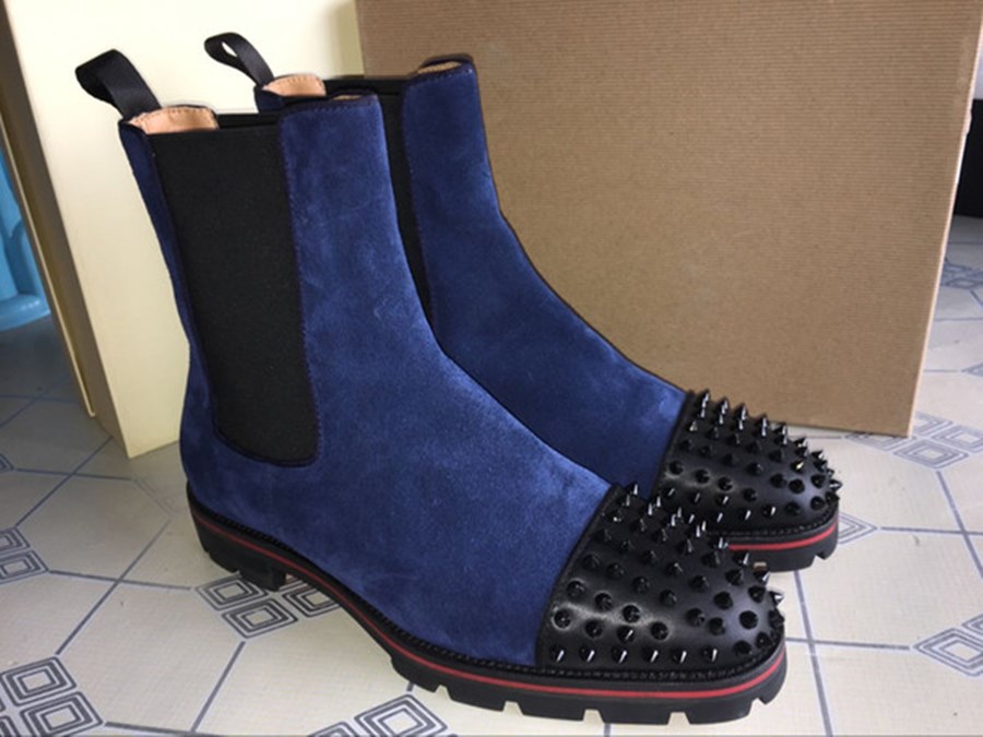 Luxurious Designer Red Bottom High Top Boots For Men Shoes Ankle Boots Kicko Croc Style Black Suede Calfskin Elegant Men's Low Heels Boots
Luxurious Designer Red Bottom High Top Boots For Men Shoes Ankle Boots Kicko Croc Style Black Suede Calfskin Elegant Men's Low Heels Boots