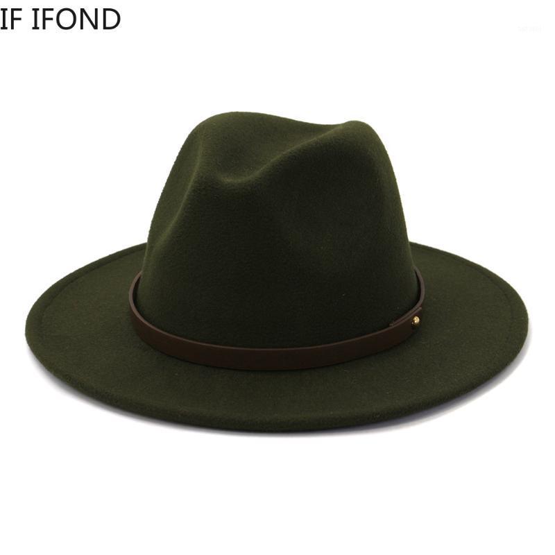 Fashion Autumn Winter Womens Felt Hat Wide Brim Fedoras For Women British Style Gentleman Elegant Hats hats1
Fashion Autumn Winter Womens Felt Hat Wide Brim Fedoras For Women British Style Gentleman Elegant Hats hats1