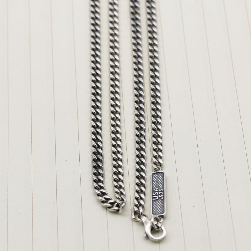 vintage 925 sterling silver handmade link chain necklace american european gothic punk style antique silver designer jewelry necklace
vintage 925 sterling silver handmade link chain necklace american european gothic punk style antique silver designer jewelry necklace