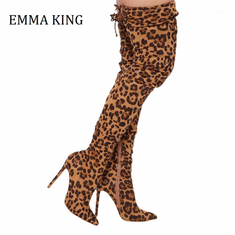 2020 Winter Women Over The Knee Boots Sexy Leopard Leather Faux Suede Stiletto High Heel Booties Top Adjustable Botas De Mujer1, Black 10cm heels
2020 Winter Women Over The Knee Boots Sexy Leopard Leather Faux Suede Stiletto High Heel Booties Top Adjustable Botas De Mujer1, Black 10cm heels