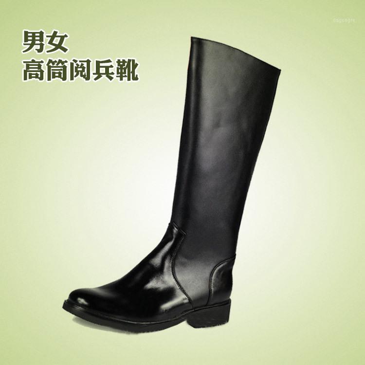 Leather riding boots tall canister boots before the parade knee guard of honor men and women riding1, Black
Leather riding boots tall canister boots before the parade knee guard of honor men and women riding1, Black