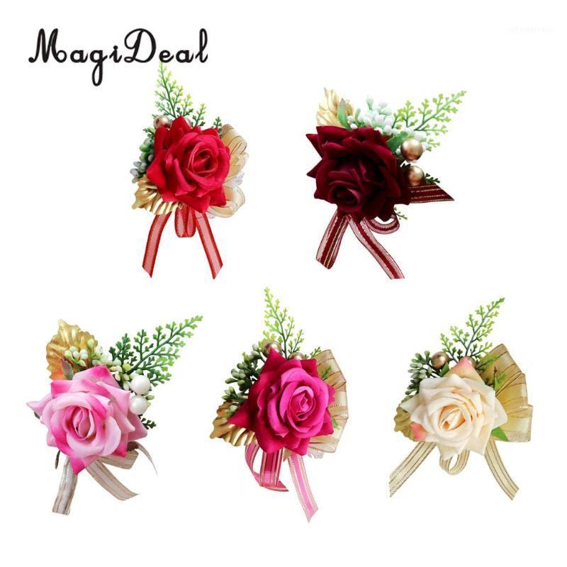 Romantic Artificial Rose Flower Pearls Wedding Corsage Boutonniere for Bridal Groom Fancy Dress1, Pink
Romantic Artificial Rose Flower Pearls Wedding Corsage Boutonniere for Bridal Groom Fancy Dress1, Pink