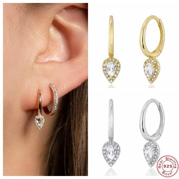 CANNER European & American Luxury 925 Sterling Silver heart-shaped Hoop Earrings for Women Round Earring Zircon Earings Jewelry
CANNER European & American Luxury 925 Sterling Silver heart-shaped Hoop Earrings for Women Round Earring Zircon Earings Jewelry