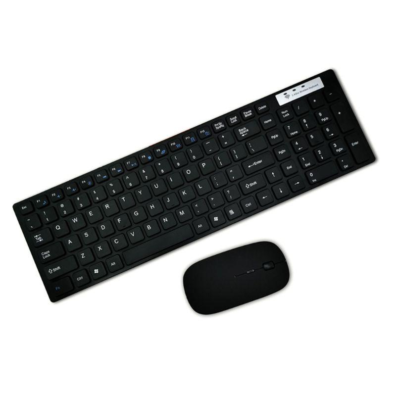 Universal Silent Ultra-thin 2.4G Wireless Keyboard and Mouse Set for Laptop PC Computer
Universal Silent Ultra-thin 2.4G Wireless Keyboard and Mouse Set for Laptop PC Computer
