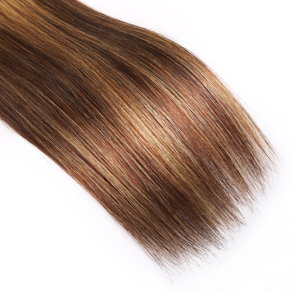 Ishow Weaves Wefts Straight Highlight 4/27 Ombre Color Human Hair Bundles 8-28inch Brazilian Body Peruvian Virgn Hair Extensions for Women All Ages