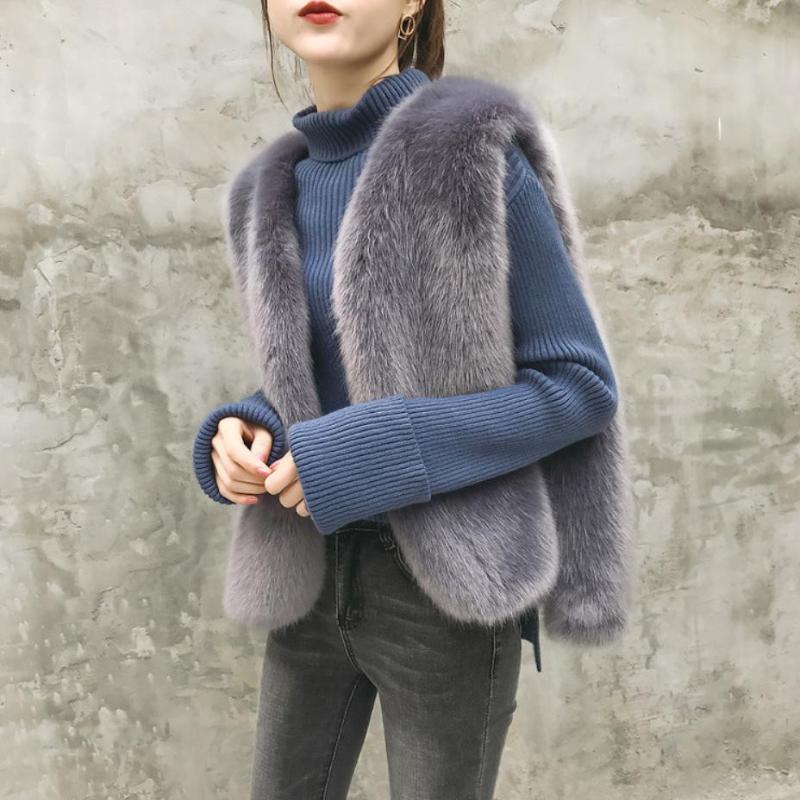 Winter Fashion Women Faux Fur Vest Coat Side Strap Design Fake Fur Waistcoat Sleeveless Slim Warm Jacket Casual Coat L1808, As pic
Winter Fashion Women Faux Fur Vest Coat Side Strap Design Fake Fur Waistcoat Sleeveless Slim Warm Jacket Casual Coat L1808, As pic