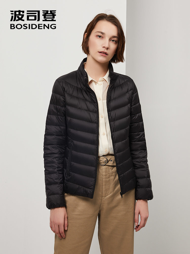 BOSIDENG new collection early winter women down coat ultra light down jacket waterproof basic top warm B90131010B 201019