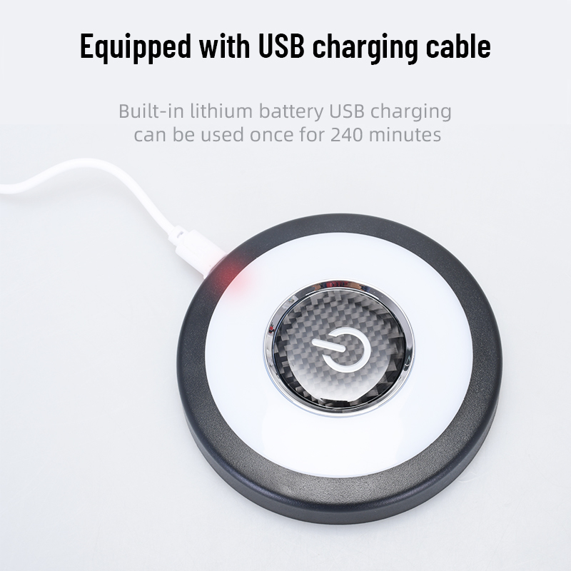 USB Rechargeable Car Interior Led Trunk Cargo Area Lights 12V Bright Multi-Function Wall Lamp Stick on Anywhere Push for Vehicle