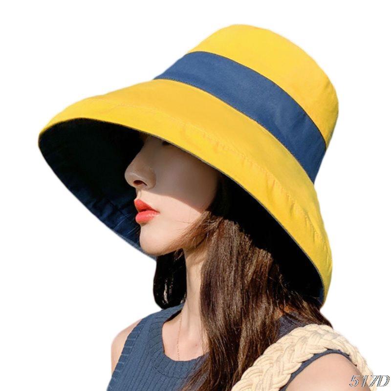 Women Summer Reversible Bucket Hat UV Protection Wide Brim Floppy Beach Sun Cap 517D, Black
Women Summer Reversible Bucket Hat UV Protection Wide Brim Floppy Beach Sun Cap 517D, Black