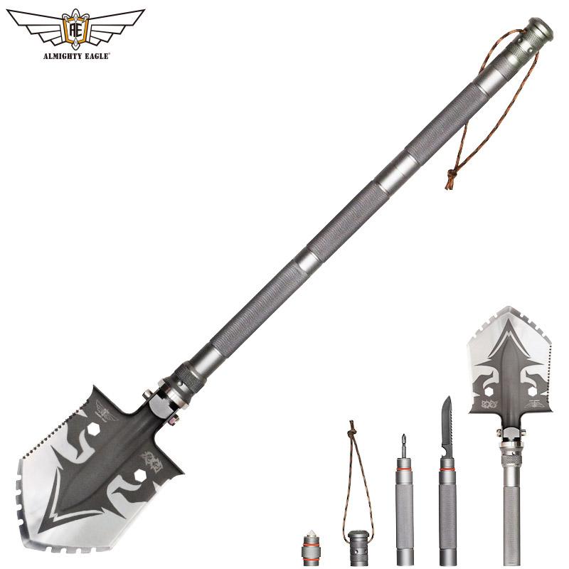 ALMIGHTY EAGLE Professional outdoor survival Tactical Multifunctional Shovel folding Tools Garden camping equipment Army tool
ALMIGHTY EAGLE Professional outdoor survival Tactical Multifunctional Shovel folding Tools Garden camping equipment Army tool