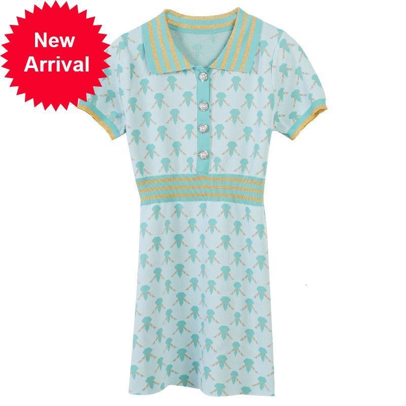 New Female 2021 Summer Floral Fashion Embroidered Short Sleeve Casual Elegant Vintage Lapel Mesh Striped to Line Dressed Clothes AQRP, Blue
New Female 2021 Summer Floral Fashion Embroidered Short Sleeve Casual Elegant Vintage Lapel Mesh Striped to Line Dressed Clothes AQRP, Blue