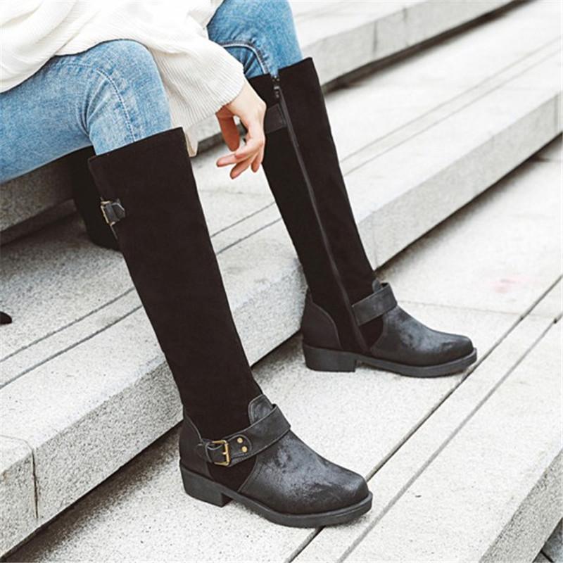 PXELENA Dropshipping Punk Street Knee High Riding Boots Women Shoes Low Heels Zip Buckle Gothic Combat Knight Long Boot1, Black
PXELENA Dropshipping Punk Street Knee High Riding Boots Women Shoes Low Heels Zip Buckle Gothic Combat Knight Long Boot1, Black