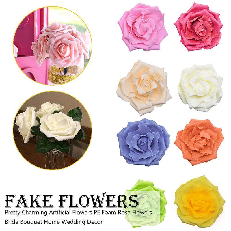 DIY Supplies 10 Heads 6cm Pretty Charming Artificial Flowers PE Foam Rose Flowers Bride Bouquet Home Wedding Decor Scrapbooking
DIY Supplies 10 Heads 6cm Pretty Charming Artificial Flowers PE Foam Rose Flowers Bride Bouquet Home Wedding Decor Scrapbooking