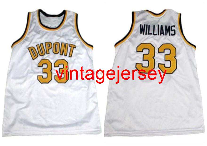 Jason Williams #33 Dupont High School Retro Basketball Jersey Men's Stitched Custom Any Number Name Jerseys, White
Jason Williams #33 Dupont High School Retro Basketball Jersey Men's Stitched Custom Any Number Name Jerseys, White