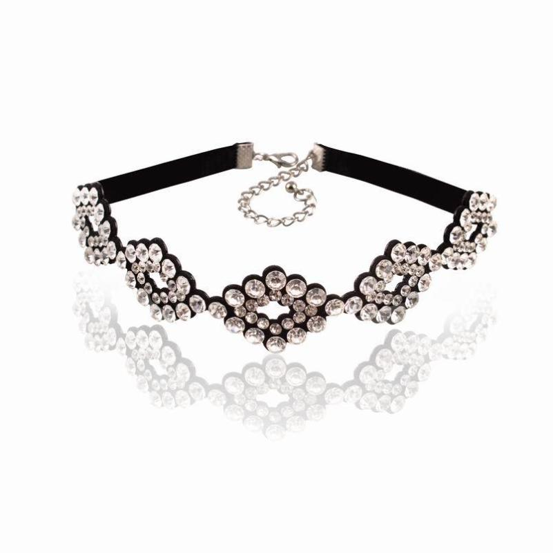 2020 New Colorful Crystal Choker Necklace for Women Fashion Design Black Rope Gold Chain Statement Girls Necklace Jewelry
2020 New Colorful Crystal Choker Necklace for Women Fashion Design Black Rope Gold Chain Statement Girls Necklace Jewelry