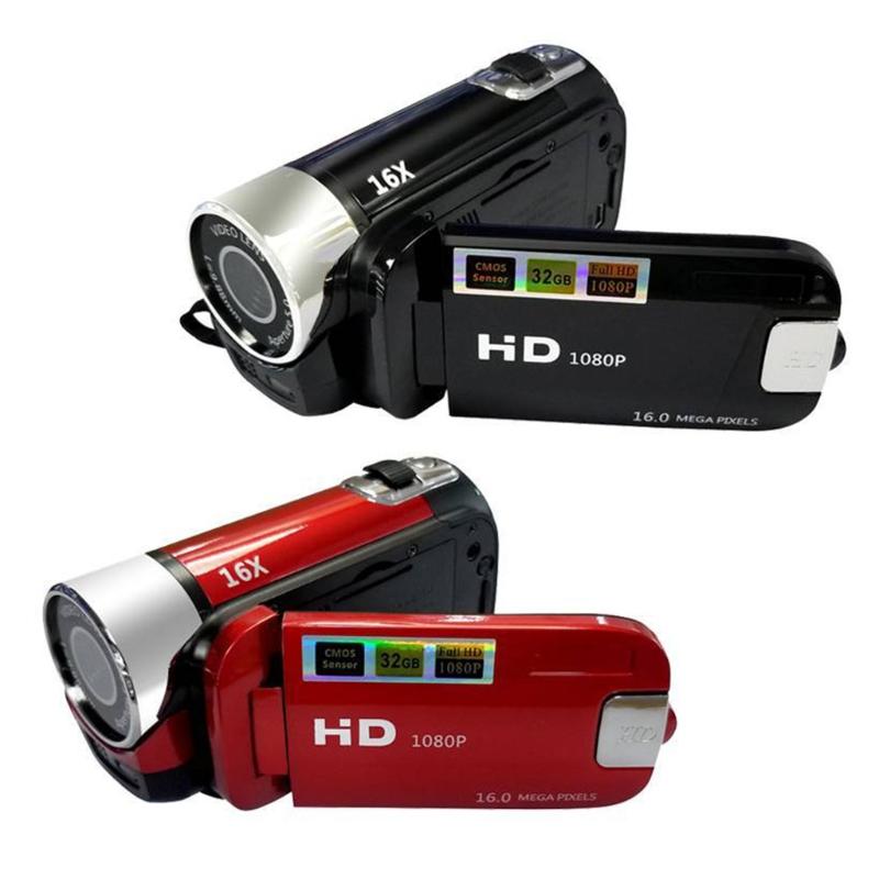 

US/EU/UK/AU Plug 1080P Vlog Camera 16 Million Pixel DV Camcorder 16X Digital Zoom Video Camera Built-in Microphone