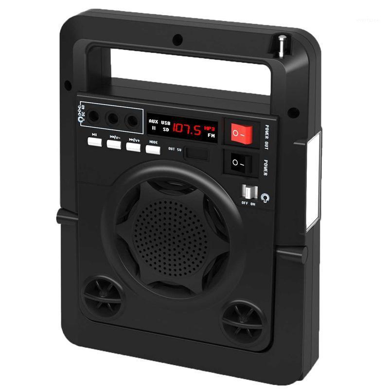 Solar Energy Charge FM Radio TF USB Speaker Outdoor Power Bank with Strong LED EU Plug Black1
Solar Energy Charge FM Radio TF USB Speaker Outdoor Power Bank with Strong LED EU Plug Black1