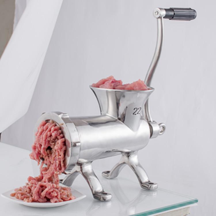 #32 304 Stainless Steel Mincer Manual Electric Mixer Meat Grinder Sausage Filler Tubes Heavy Duty Household Mincer