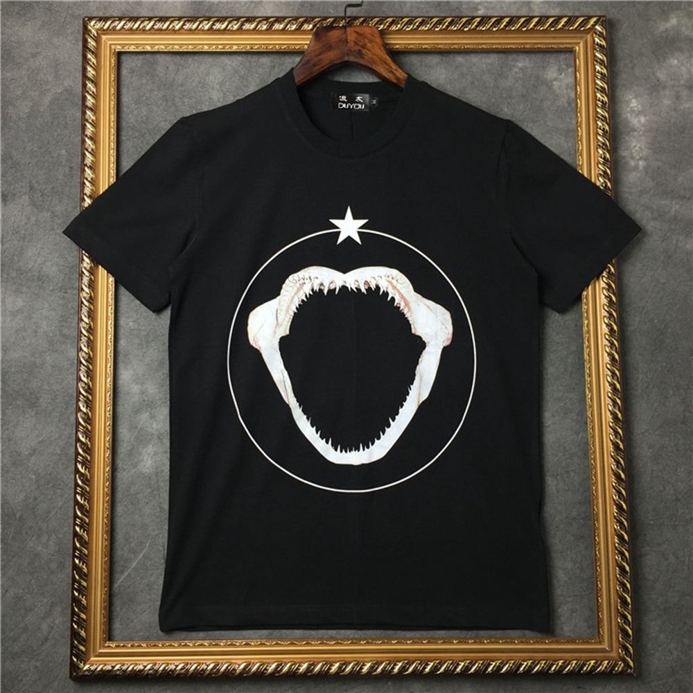 Men's Short-sleeved T-shirt Ring Shark Mouth Pattern Women Shirts|streetwear 2191001563 Ejhe, Black
Men's Short-sleeved T-shirt Ring Shark Mouth Pattern Women Shirts|streetwear 2191001563 Ejhe, Black
