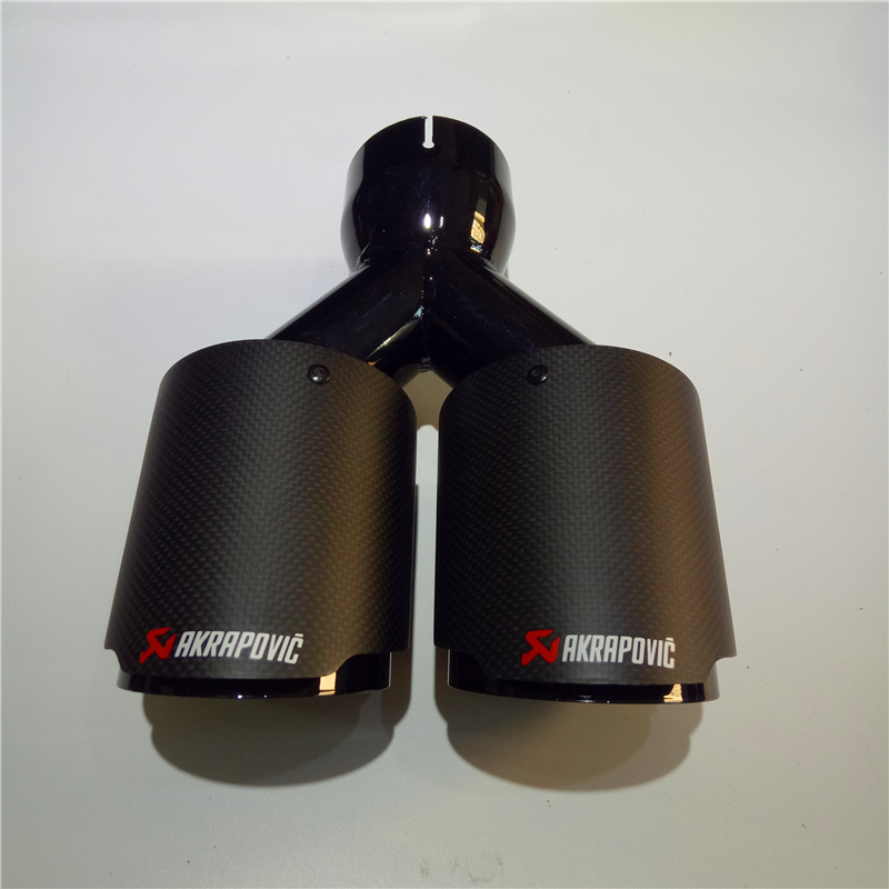 One Piece Y Style Ak Stainless steel Exhaust pipe Fit for all cars Matte Grilled Glossy black Akrapovic Car accessories Muffler tip
One Piece Y Style Ak Stainless steel Exhaust pipe Fit for all cars Matte Grilled Glossy black Akrapovic Car accessories Muffler tip