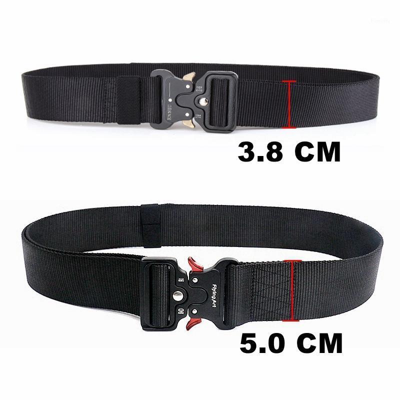 Tactical Belt Men's Heavy Duty Army Training Security Waist Strap Automatic Metal Buckle Nylon Belts 3.8CM 5.0CM Width1, 3.8cm khaki
Tactical Belt Men's Heavy Duty Army Training Security Waist Strap Automatic Metal Buckle Nylon Belts 3.8CM 5.0CM Width1, 3.8cm khaki