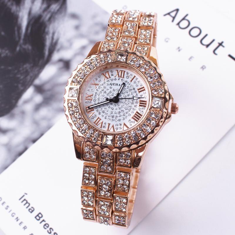 Wristwatches Relogio Crystal Diamond Watch Luxury Rose Gold Women Watches Fashion Women's Full Steel Wrist Clock Saat A37381
Wristwatches Relogio Crystal Diamond Watch Luxury Rose Gold Women Watches Fashion Women's Full Steel Wrist Clock Saat A37381