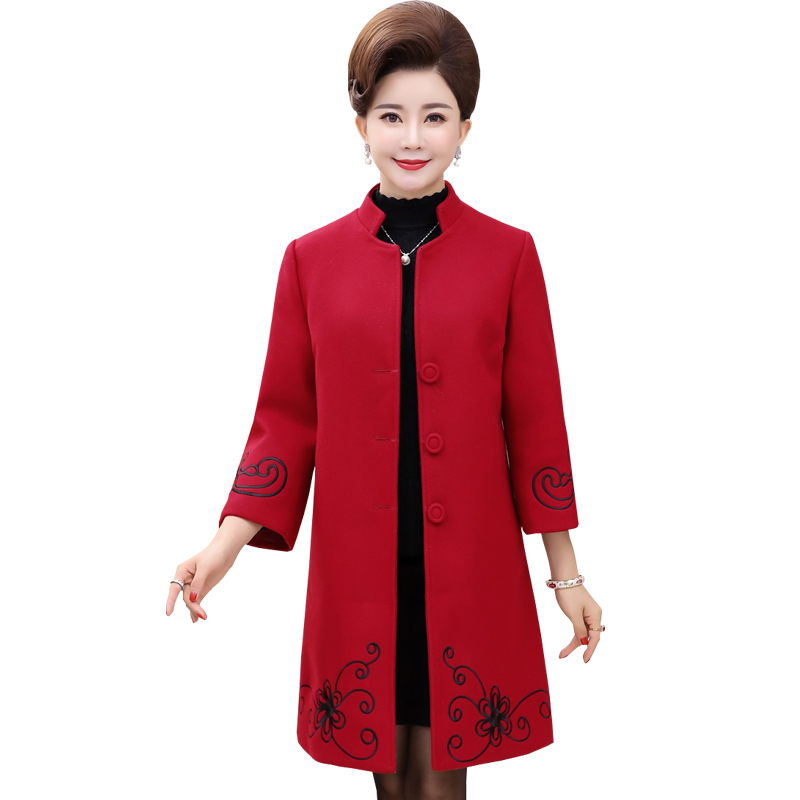 2021 New Women's Coats Embroidered Wool Elegant Spring Jacket Outerwear Plus Size 5xl IODN, Jujube
2021 New Women's Coats Embroidered Wool Elegant Spring Jacket Outerwear Plus Size 5xl IODN, Jujube