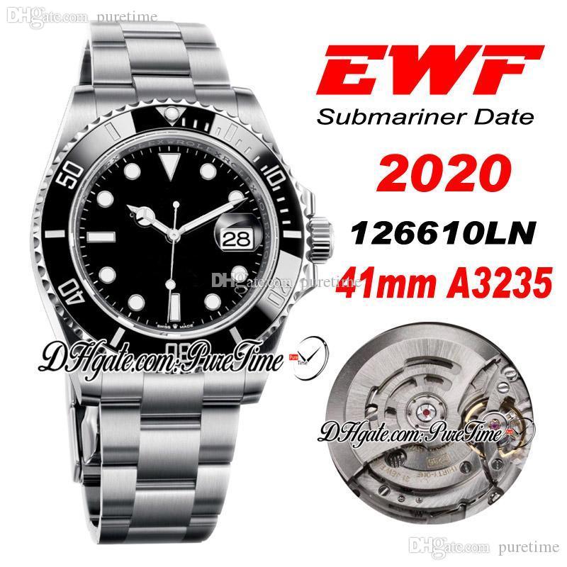 2020 EWF 41mm A3235 Automatic Mens Watch Black Ceramics Bezel Black Dial 904L Steel Bracelet Best Version Watches PTRX Puretime EWa02, White
2020 EWF 41mm A3235 Automatic Mens Watch Black Ceramics Bezel Black Dial 904L Steel Bracelet Best Version Watches PTRX Puretime EWa02, White