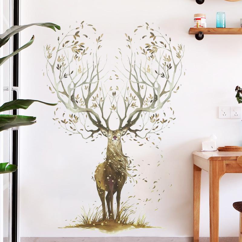 Creative Deer Animal Wall Stickers Flowers DIY Art Wall Decals for Kids Rooms Living Room Baby Bedroom Home Decoration Wallpaper
Creative Deer Animal Wall Stickers Flowers DIY Art Wall Decals for Kids Rooms Living Room Baby Bedroom Home Decoration Wallpaper