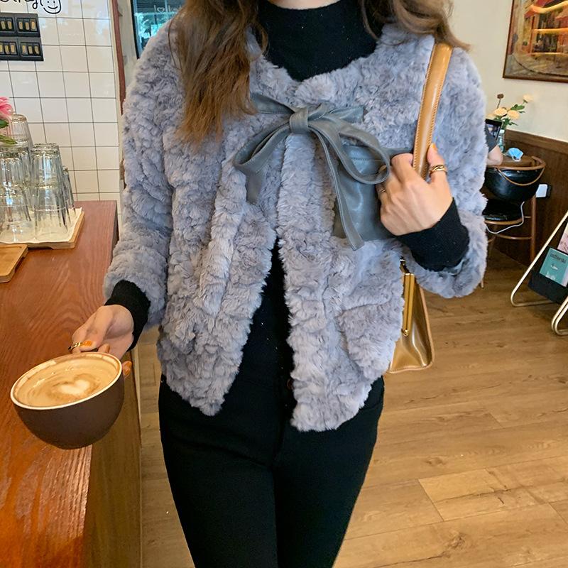 2021 Bow Bandage Sweet Women Winter Long Sleeve Wam Coat Elegant Ladies Office Tops Vintage Korean Style Fashion Y1891A, Gray
2021 Bow Bandage Sweet Women Winter Long Sleeve Wam Coat Elegant Ladies Office Tops Vintage Korean Style Fashion Y1891A, Gray