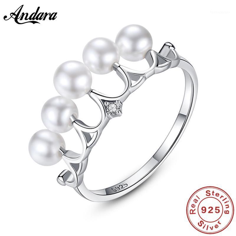 Cluster Rings 2021 Fashion 925 Sterling Silver Filled Pearl Crown For Women Engagement Wedding Ring1
Cluster Rings 2021 Fashion 925 Sterling Silver Filled Pearl Crown For Women Engagement Wedding Ring1