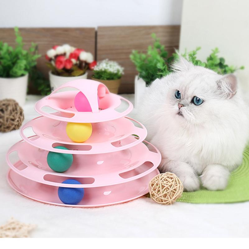 Funny Pet Cat Turntable Toy Crazy Ball three-Tier Interactive Amusement toy triple Disc trilaminar Turntable Pet Supplies 
Funny Pet Cat Turntable Toy Crazy Ball three-Tier Interactive Amusement toy triple Disc trilaminar Turntable Pet Supplies