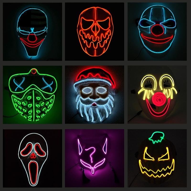 Payday Led Rave Mask Led Halloween Mask Dance DJ Happy EL Wire For Carnival Masque Halloween Easter Birthday Party
Payday Led Rave Mask Led Halloween Mask Dance DJ Happy EL Wire For Carnival Masque Halloween Easter Birthday Party