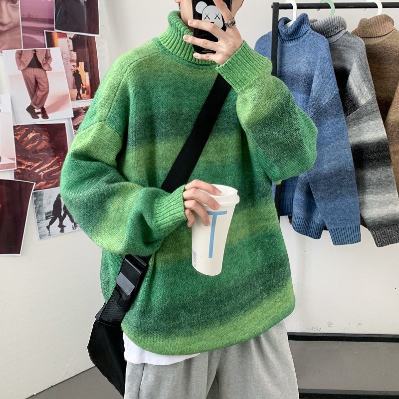 Autumn 2021 Male Thin New Pure Versatile Fashion Thick Sweater Leisure Clothing BG3F, Green.
Autumn 2021 Male Thin New Pure Versatile Fashion Thick Sweater Leisure Clothing BG3F, Green.