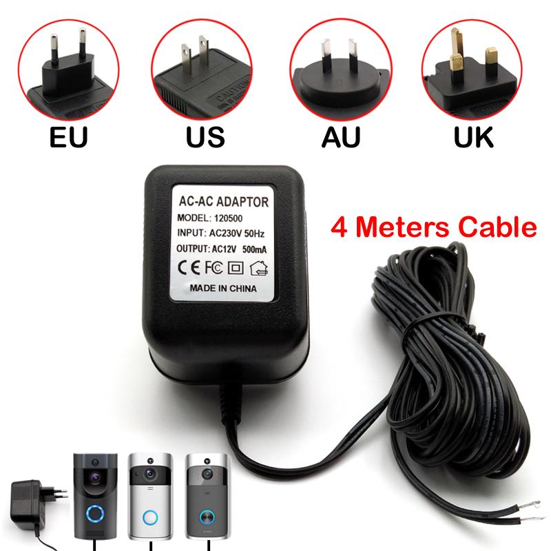 Power Adapter EU US AU UK Plug 12V 18V AC Transformer Charger for Wifi Wireless Doorbell Camera IP Video Intercom Ring 120V-240V
Power Adapter EU US AU UK Plug 12V 18V AC Transformer Charger for Wifi Wireless Doorbell Camera IP Video Intercom Ring 120V-240V