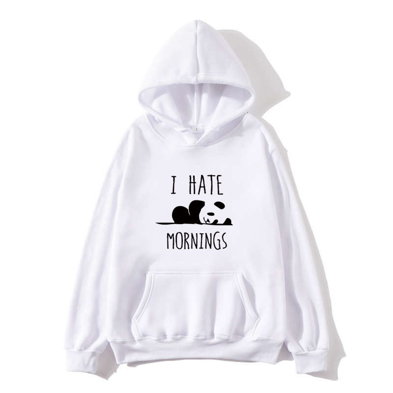 2021 New Brand Sportswear Fashion Women' Long-sleeved Moletom Feminino Fleece Hoodies Panda i Hate Mornings Sweatshirt Wome 4cx8, White
2021 New Brand Sportswear Fashion Women' Long-sleeved Moletom Feminino Fleece Hoodies Panda i Hate Mornings Sweatshirt Wome 4cx8, White