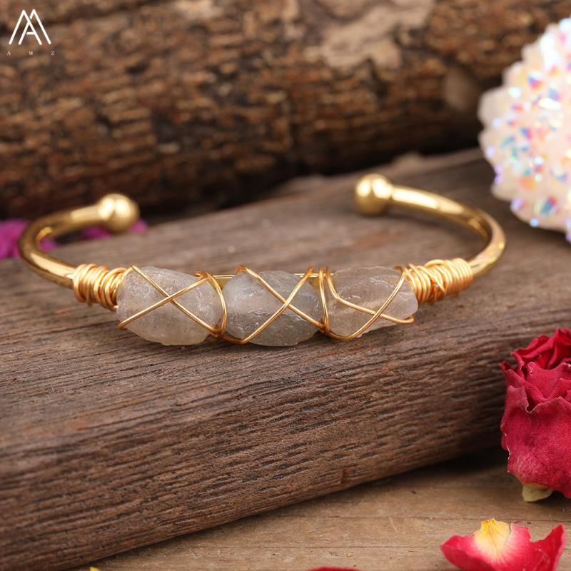 Charm Bracelets Natural Labradorite Stone Nugget Beads Open Women Gold Chains Adjustable Jewelry
Charm Bracelets Natural Labradorite Stone Nugget Beads Open Women Gold Chains Adjustable Jewelry