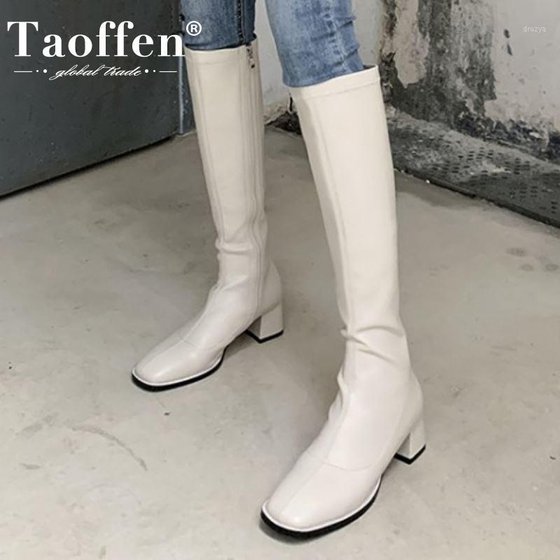 Taoffen Women High Heel Boots Square Toe Zipper Women Knee High Boots Fashion Party Winter Shoes Footwear Size 34-431, Black
Taoffen Women High Heel Boots Square Toe Zipper Women Knee High Boots Fashion Party Winter Shoes Footwear Size 34-431, Black