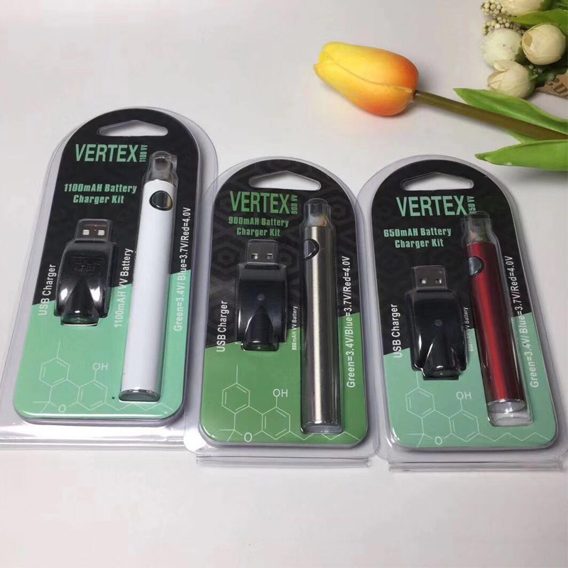 Vertex Preheat 350mAh VV Battery 510 Thread Slim Vapor Pen With USB Charger Led Variable Voltage For Thick Oil G5 Tank
Vertex Preheat 350mAh VV Battery 510 Thread Slim Vapor Pen With USB Charger Led Variable Voltage For Thick Oil G5 Tank