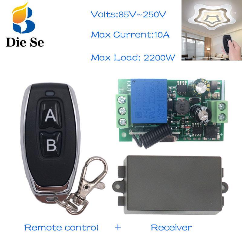 Lighting Remote Control Switch 110V 220V 2200W 433Mhz rf Switch Relay Receiver and Transmitter for Led and Bulb control On/Off1
Lighting Remote Control Switch 110V 220V 2200W 433Mhz rf Switch Relay Receiver and Transmitter for Led and Bulb control On/Off1