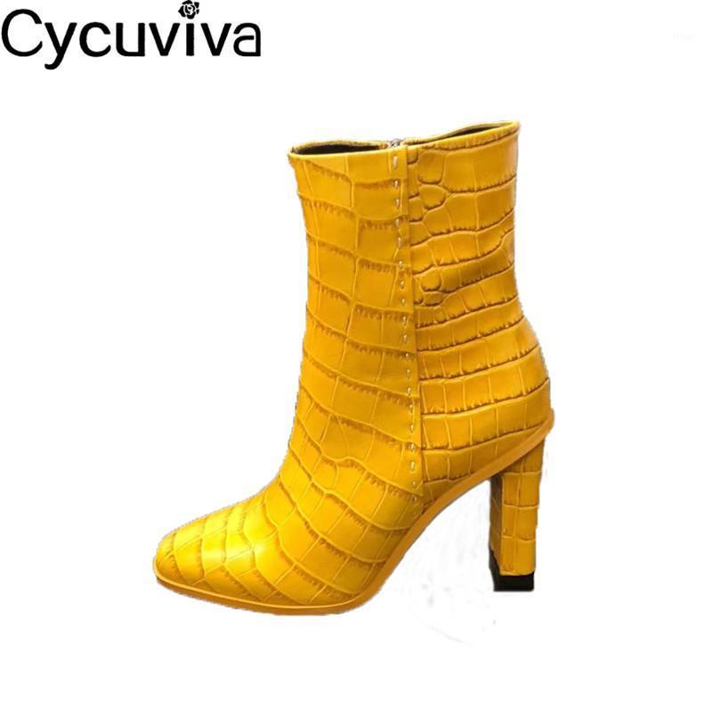 Unique serpentine Leather Boots Women Sexy Pointed Toe High Heel Motorcycle Boots Runway Side Zipper Party Dress Shoes Woman1, Blue
Unique serpentine Leather Boots Women Sexy Pointed Toe High Heel Motorcycle Boots Runway Side Zipper Party Dress Shoes Woman1, Blue