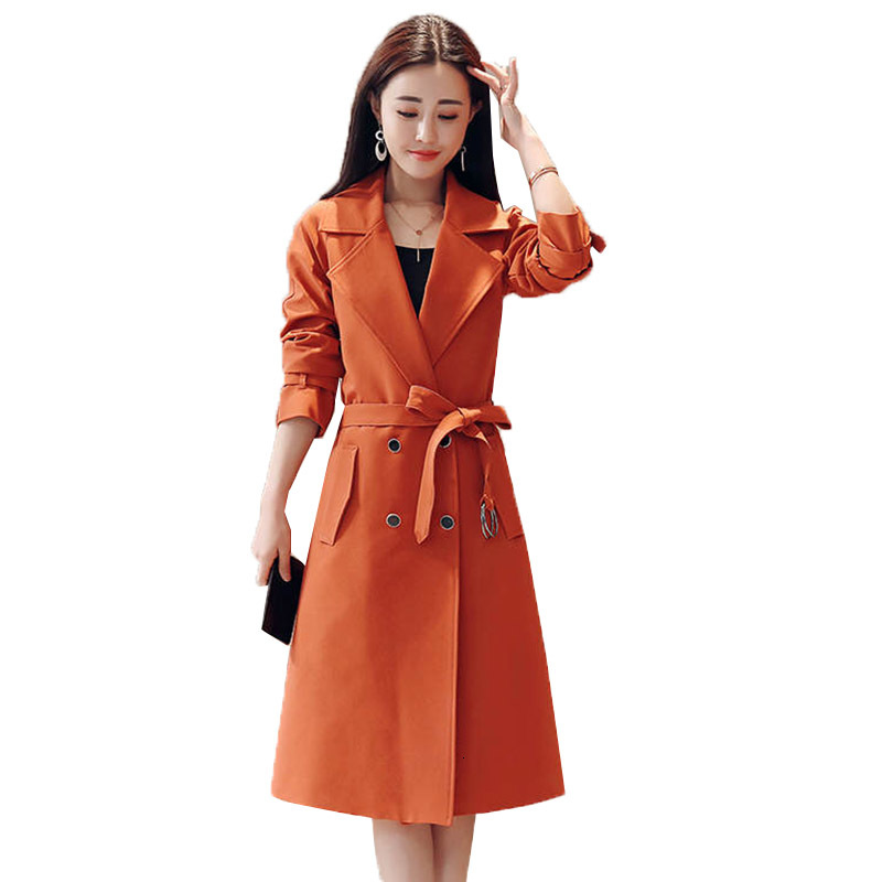 Spring Mode Autumn Temperament Coat Long Plus Size Female Jacket Double Breasted Outerwear 4xl 5ghu, Orange
Spring Mode Autumn Temperament Coat Long Plus Size Female Jacket Double Breasted Outerwear 4xl 5ghu, Orange