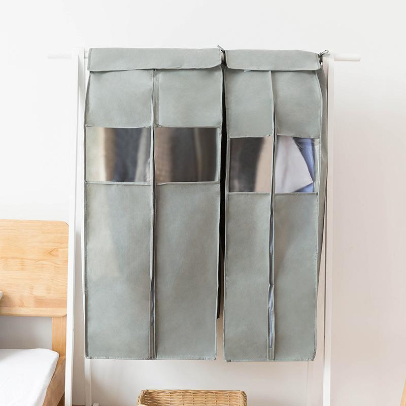 2021 Large Hanging Clothes Dust Cover 3D Non-Woven Clothes Bag Wardrobe Organizer Solid Color Storage Bag Finishing Organizer1, Beige
2021 Large Hanging Clothes Dust Cover 3D Non-Woven Clothes Bag Wardrobe Organizer Solid Color Storage Bag Finishing Organizer1, Beige
