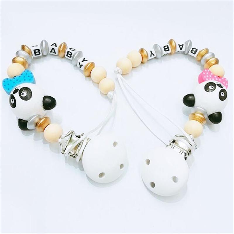 New Baby Pacifier Clip Chain Panda Shape Cute Colourful Beads Dummy Pacifier Clip Baby Soother Holder Chain For Kid smoczek1
New Baby Pacifier Clip Chain Panda Shape Cute Colourful Beads Dummy Pacifier Clip Baby Soother Holder Chain For Kid smoczek1