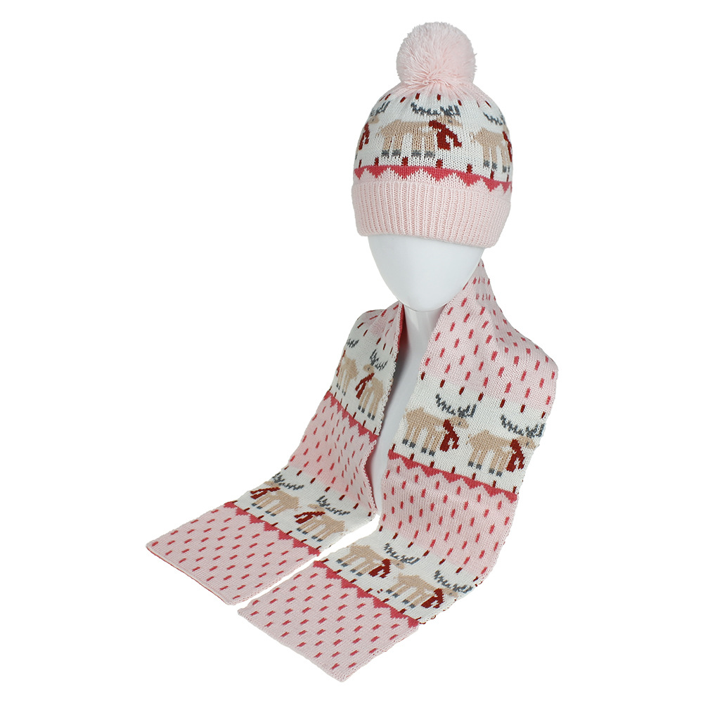 Winter Spring Baby Hat Scarf Set Cotton Baby Boy Girl Hat Cap heart Print Kids Children Hats Newborn Bonnet Beanie Boys Caps